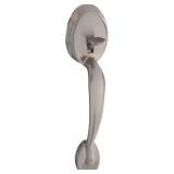 $173 SCHLAGE Satin Nickel Handle, Left Handed