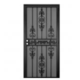 $330 36x80 El Dorado Black Steel Security Door