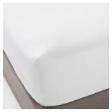 Twin/Twin XL 400TC Fitted Sheet White