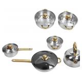 Stainless Steel Pots and Pans Set, Small