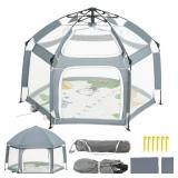 Baby Playpen with Mat - Playpen for Babies