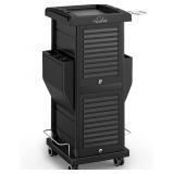 Hair Cart Organizer w/ Wheels, 6 Drawers ***BOX DA