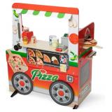 Melissa & Doug Pizza Truck with Play Food