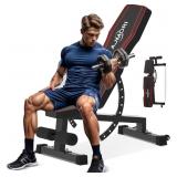 XL Adjustable Weight Bench for Home Gym ***BOX DAM