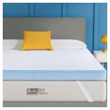 $166 Queen 4 Inch Firm Mattress Topper Queen - Bed