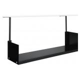 24" Cubicle Shelf Storage Organizer with Hooks