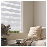 24"W x 72"H Cordless Zebra Blinds, 46