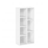 7-Cube Furinno Luder 7-Cube Bookcase, White