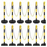 $153 Traffic Delineator Post Set, 6.6 ft
