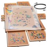 $220 (X4) Puzzle Locker 1500 Pc Board w/ Drawers 2