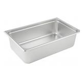 Medium Winco Steam Pan, Full-Size x 6-Inch