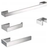 BAGNOLUX Brushed Nickel Bathroom Set 4pc
