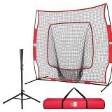 7 7 ft VIVOHOME 7x7 Ft Baseball Softball Net