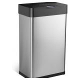 $124 16 Gallon Touchless Motion Sensor Trash Can