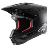 $265 Medium Alpinestars S-M5 Solid Helmet Black Me