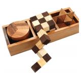 BSIRI Wooden Brain Teaser Puzzle Box