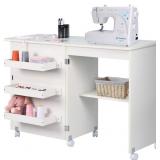 NSdirect Sewing Table, Folding Sewing Craft Cart