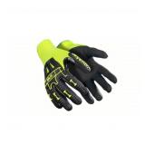 (12pack) HEXARMOR Safety Gloves: L, Nitrile