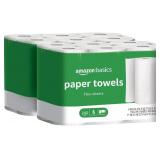 Amazon Basics 2-Ply Paper Towels, 12 Rolls