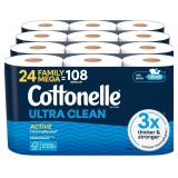 Cottonelle Ultra Clean Toilet Paper (24 Rolls)