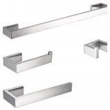 BAGNOLUX Brushed Nickel Bathroom Set 4pc