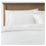 Full/Queen Cotton Linen Chambray Duvet Cover
