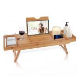 Bamboo Bathtub Caddy in Natural