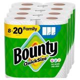117 sheet (Pack of 8) Bounty Paper Towels, 8 Famil