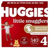Huggies Little Snugglers, Size 4, 140 Ct