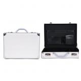 Silver Aluminum Anti-Theft 17.3 in. Case