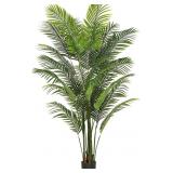 $105 VIAGDO 7ft Artificial Palm Tree, 22 Trunks