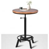 50cm/19.8inch Farmhouse Bar Table 30-35.4in Adjust