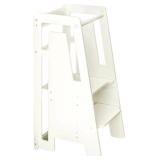 KidzWerks Toddler Kitchen Step Stool, White KidzWerks Toddler Kitchen Step Stool, White