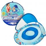 1 SwimWays Baby Spring Float, Canopy, Blue 1 SwimWays Baby Spring Float, Canopy, Blue