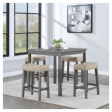 $314 ALONNI 4 - PERSON FOUR LEG DINING SET