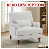 $223 UPHOLSTERED ARMCHAIR *BLUE*