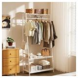 LARGE BAMBOO CLOTHES RAIL GARMENT RACK TOWEL BLANK