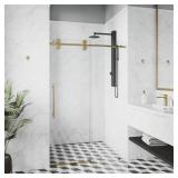ELAN 64" - 68" W X 74" H SINGLE SLIDING FRAMELESS