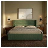 $280 GAILLARDE HYDRAULIC LIFT UP STORAGE UPHOLSTER