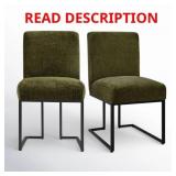 $245 BENDE MODERN FABRIC UPHOLSTERED SIDE CHAIRS W