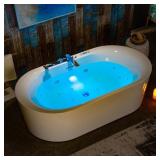 $2636 72" X 35.4" WHIRLPOOL AND AIR BATH HEATED SO