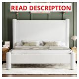 $260 MINIMALIST STYLE PLATFORM BED FRAME WITH UPHO