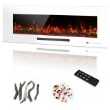 $300 50" ELECTRIC FIREPLACE, RECESSED & WALL MOUNT