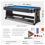 $900 3-IN-1 ROTATING SWIVEL MULTI GAME TABLE WITH