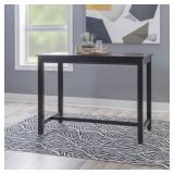 $153 BARTONVILLE SOLID WOOD BASE PUB TABLE