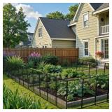 $150 (16 FENCE PANELS) NO DIG EASY INSTALL METAL F