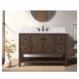 $1370 CHAZDEN 48" HERRINGBONE DESIGN SINGLE BATHRO