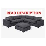 $1400 WARTOW UPHOLSTERED CHENILLE CORNER SECTIONAL