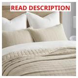 $110 STONEWASHED CRINKLE COTTON BOX STITCH QUILT S