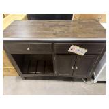 BROWN 2 DRAWER CABINET